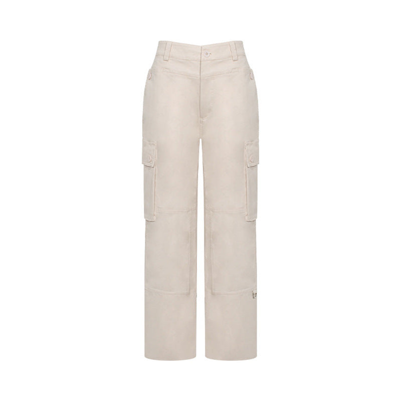 Women's Casual Straight Cargo Pants