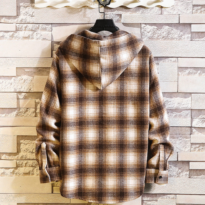 Plaid Hoodie Sweatshirt