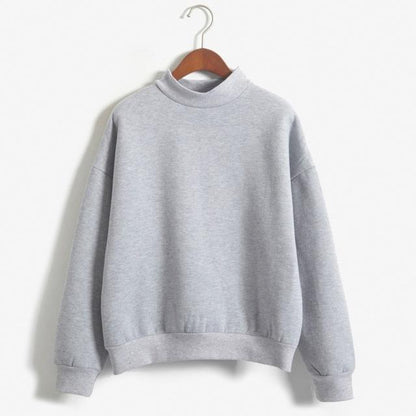 Casual Plain Sweatshirt