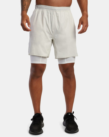 Fitness Double-layer Shorts Men