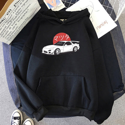 Hooded Sweatshirt Car Culture