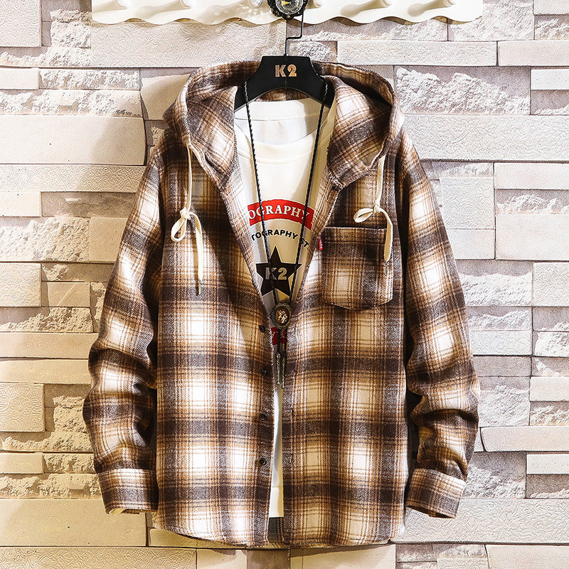 Plaid Hoodie Sweatshirt