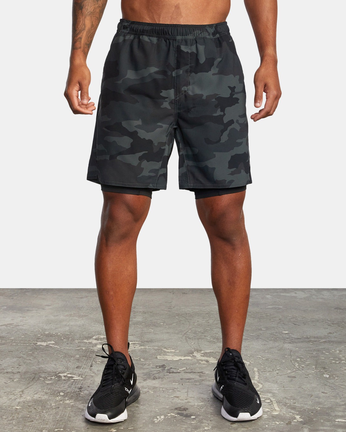 Fitness Double-layer Shorts Men