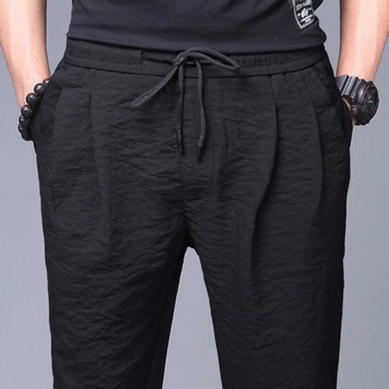 Ice silk summer long pants