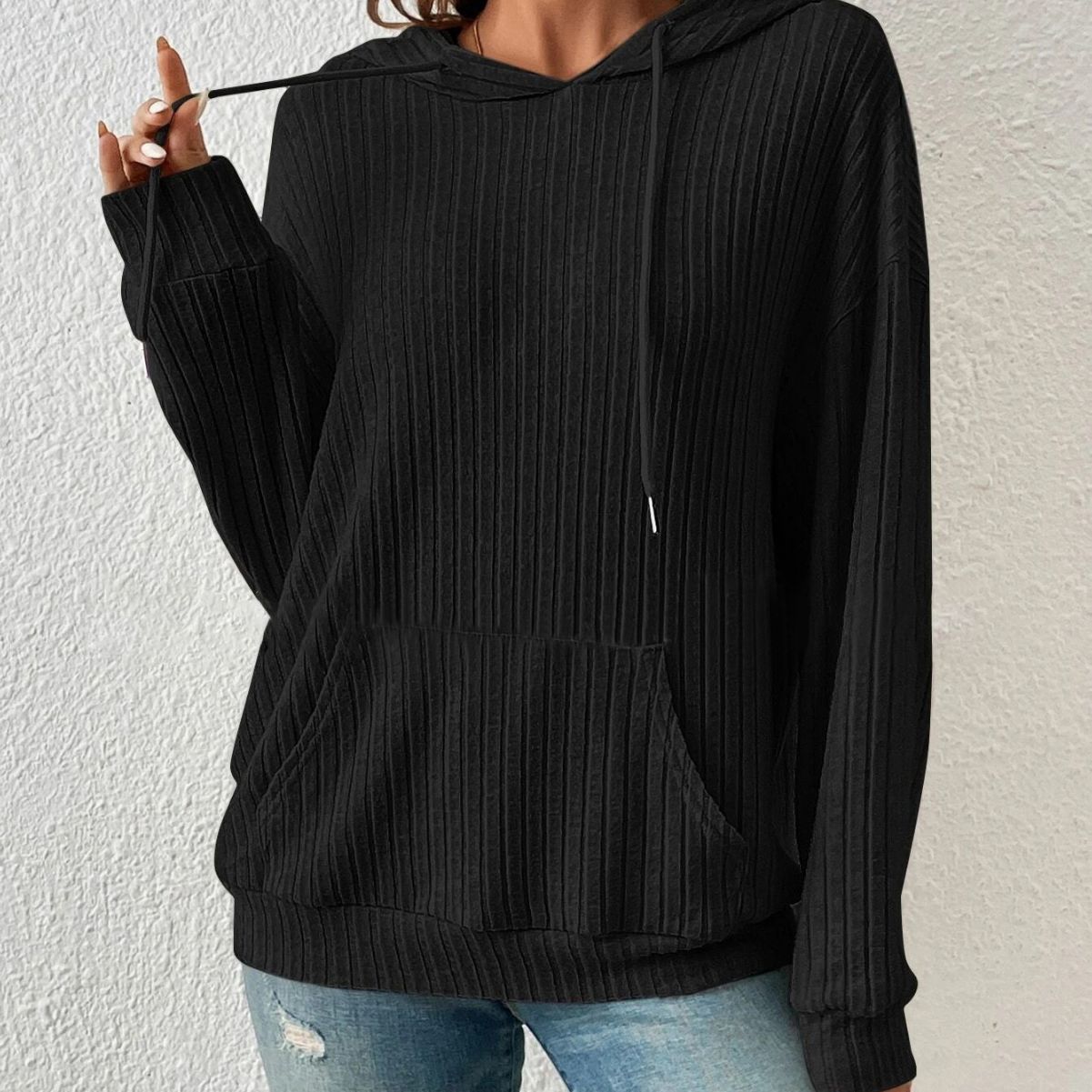 Long-sleeved Hooded Sweatshirt