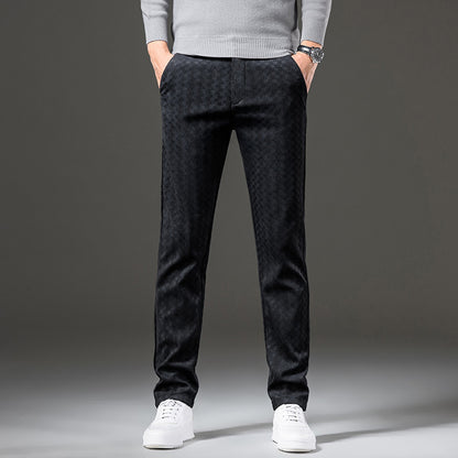 Core Velvet Casual Straight Pants