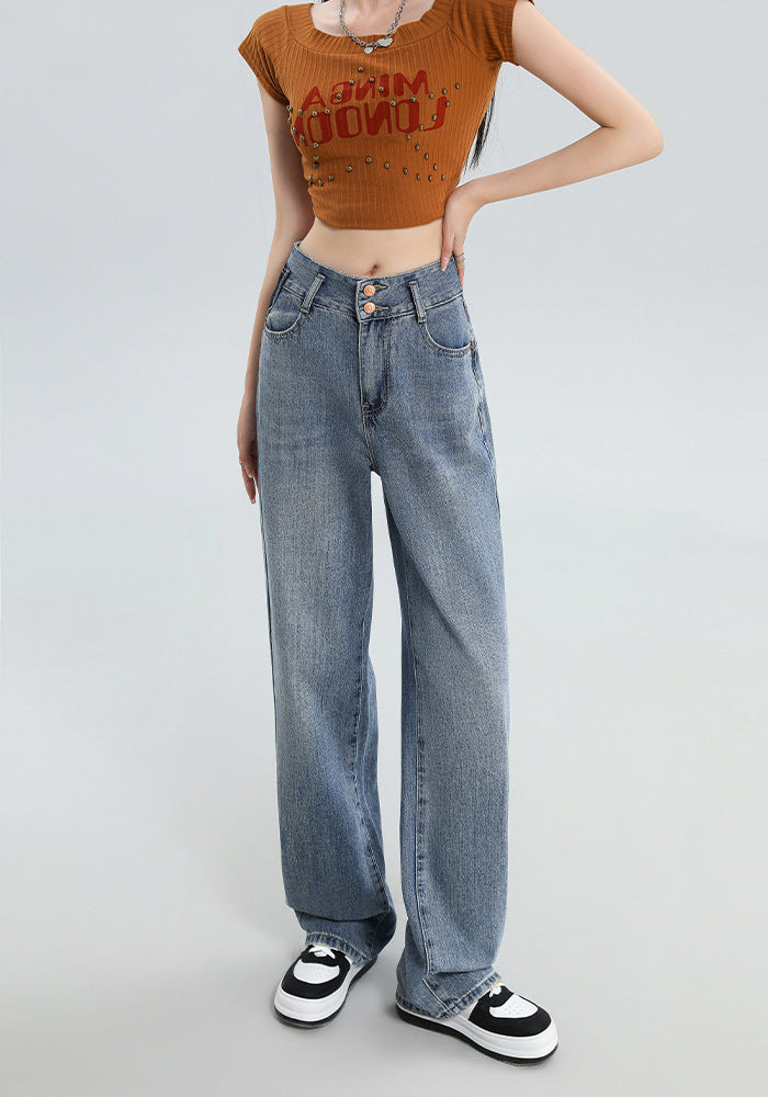 Fashion Wide Leg Jeans