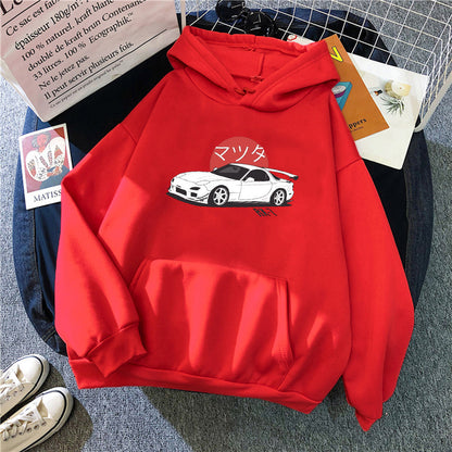 Hooded Sweatshirt Car Culture