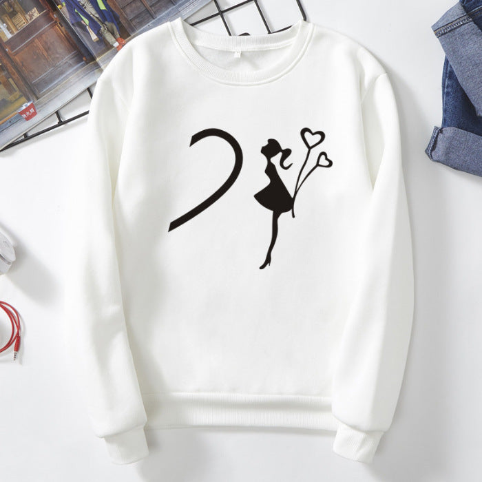 Couple Print Sweatshirt