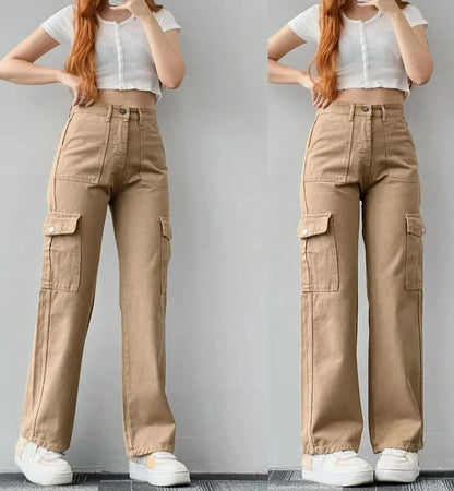 Women Wide Leg Cargo