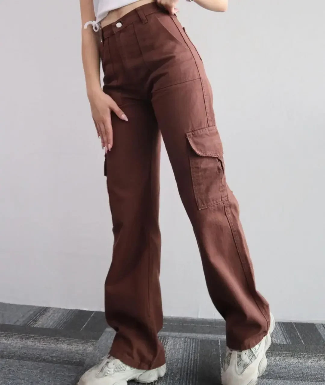 Women Wide Leg Cargo