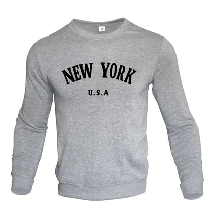 Men Fashion Casual Long Sleeves Sweatshirt