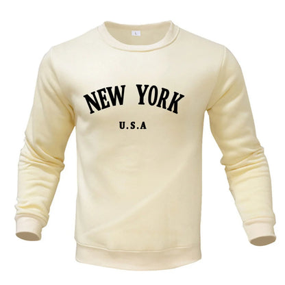 Men Fashion Casual Long Sleeves Sweatshirt