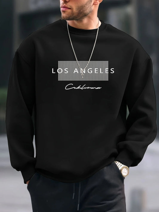 Round neck long sleeved sweatshirt