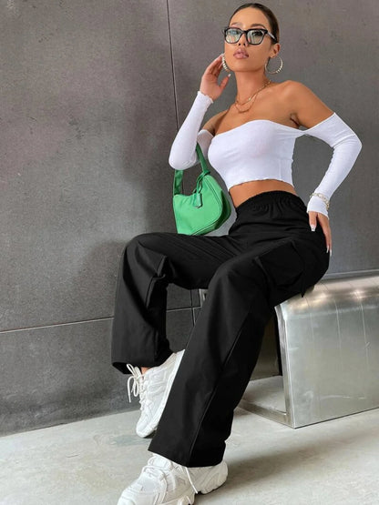 Women's Wide Leg Cargo