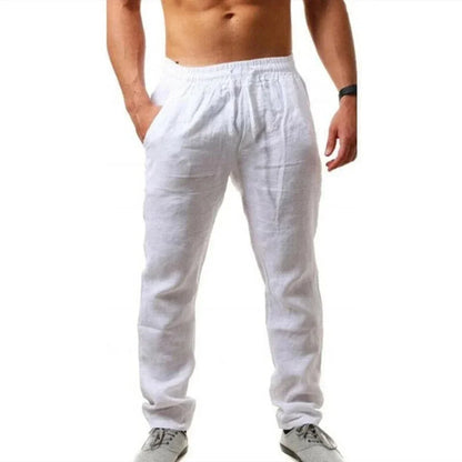 Men's Linen Trousers Sweatpants