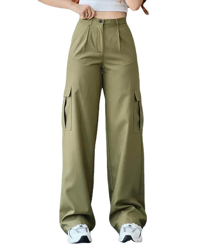 Women Wide Leg Cargo