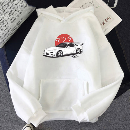 Hooded Sweatshirt Car Culture