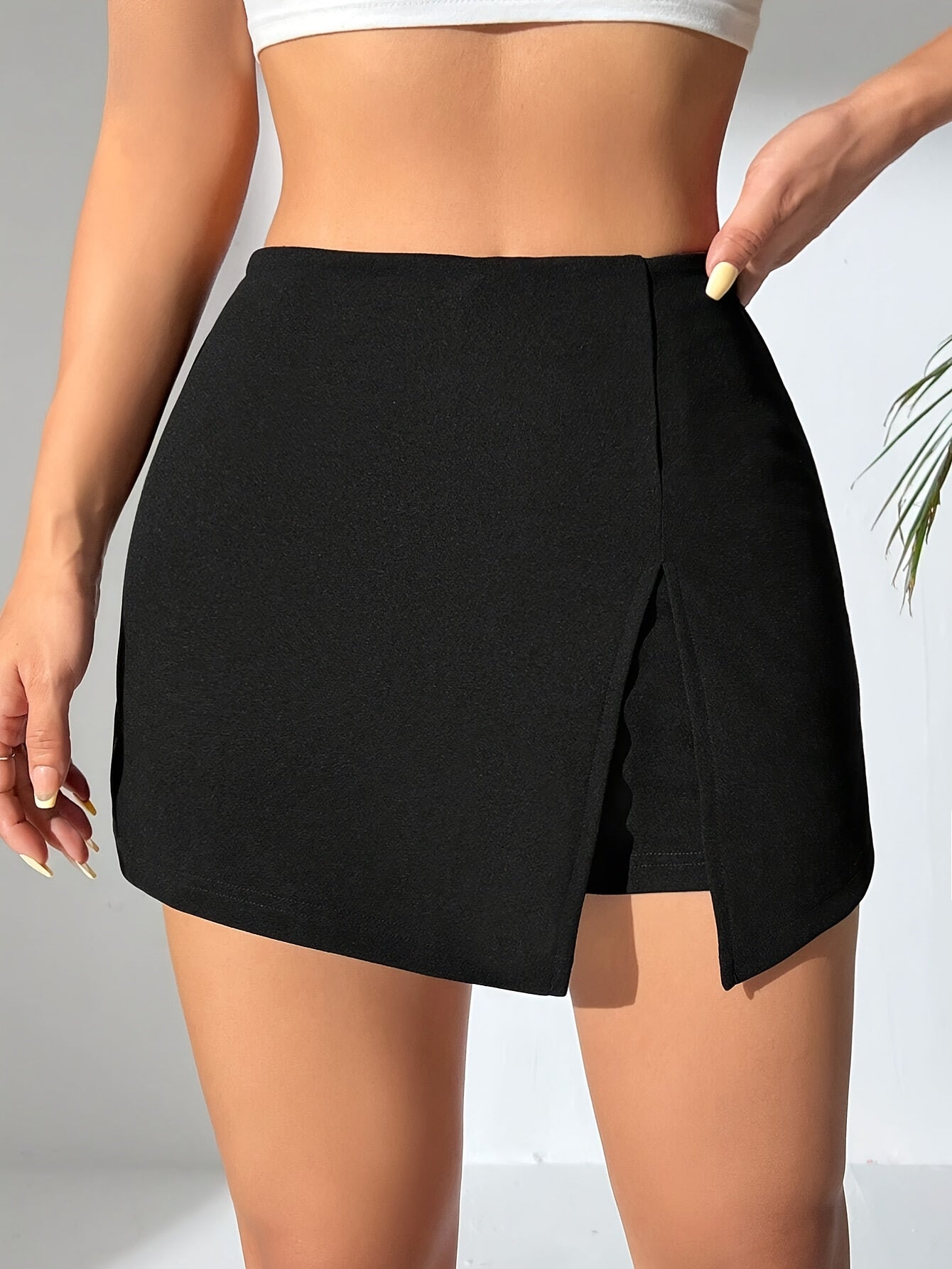 Polyester-Spandex Blend Shorts