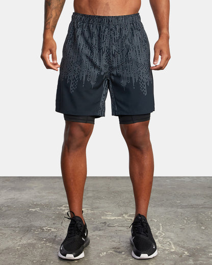 Fitness Double-layer Shorts Men