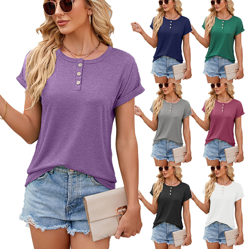 Round Neck Short Sleeve T-Shirt