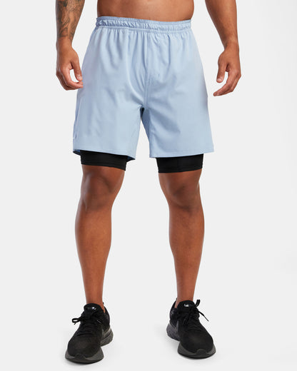 Fitness Double-layer Shorts Men