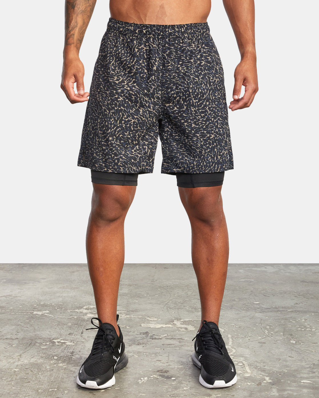 Fitness Double-layer Shorts Men